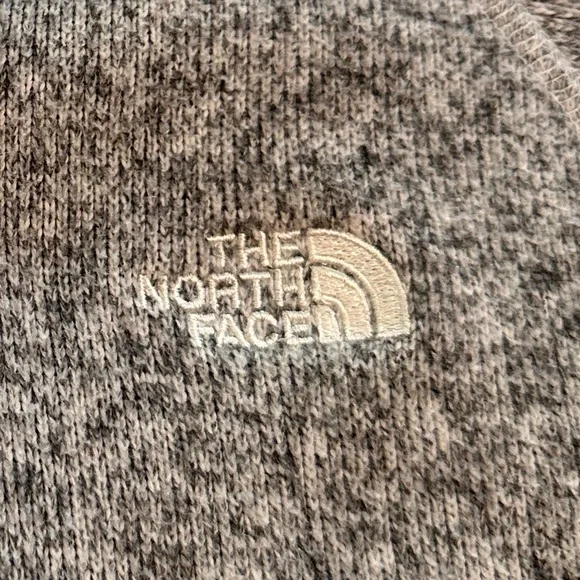 The North Face Crescent Sunset Full Zip Grey Knit Jacket Women’s Size Medium - Picture 4 of 11